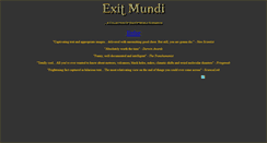 Desktop Screenshot of exitmundi.nl