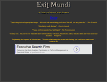 Tablet Screenshot of exitmundi.nl